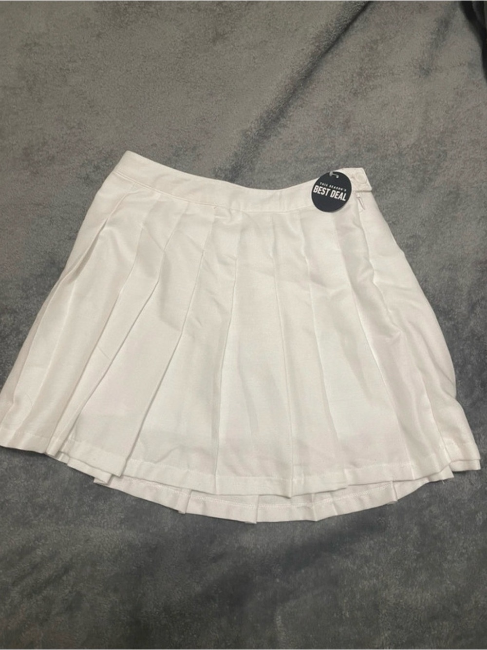 White Pleated Skirt - Classic Tennis Style